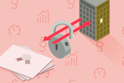 Graphische Darstellung von Wertpapieren.